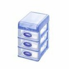 SHINPO LACI MINI PLASTIK 4 SUSUN | MINI DRAWER SHINPO