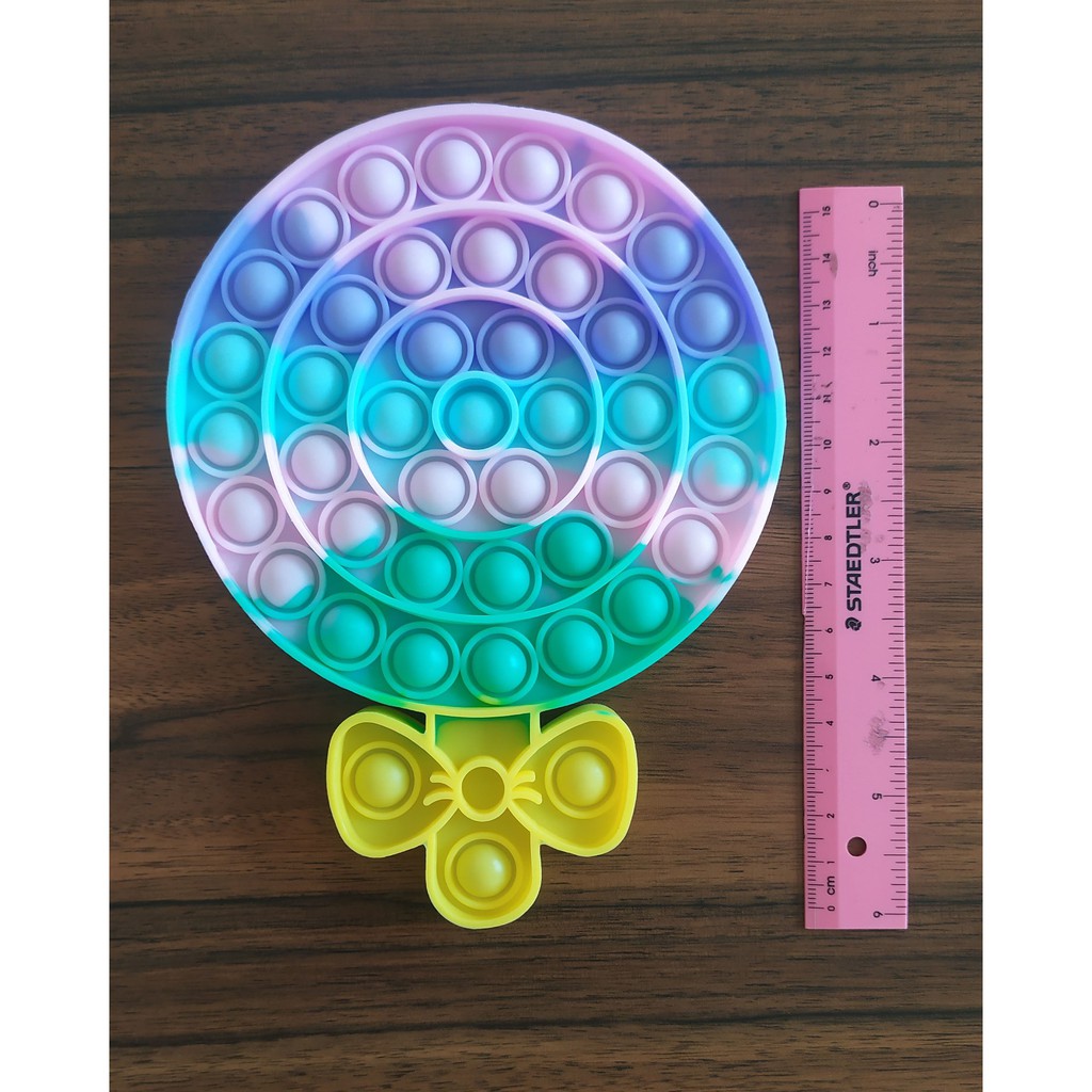 Pop It Fidged Toys Mainan TikTok Push Pop-Candy