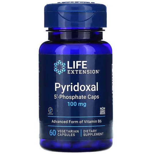 Life extension Pyridoxal 5 Phosphate Caps 100 mg 60 Veg Cap ORI USA