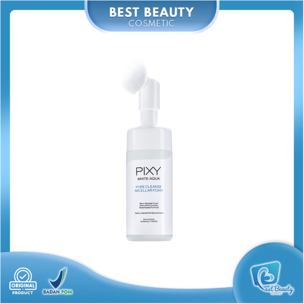 ★ BB ★ PIXY White Aqua Pore Cleanse Micellar Foam - 110 ml - Pore Cleanser - Clear Defense - Refill