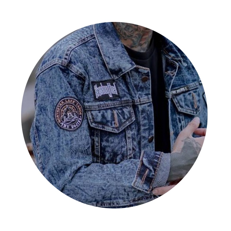 FREE ONGKIR - ORIGINAL THE BOJIEL JAKET JEANS TERBARU SANDWASH PRIA BORDIR SOFT JEANS TEBAL LEMBUT MANTAP PREMIUM-6