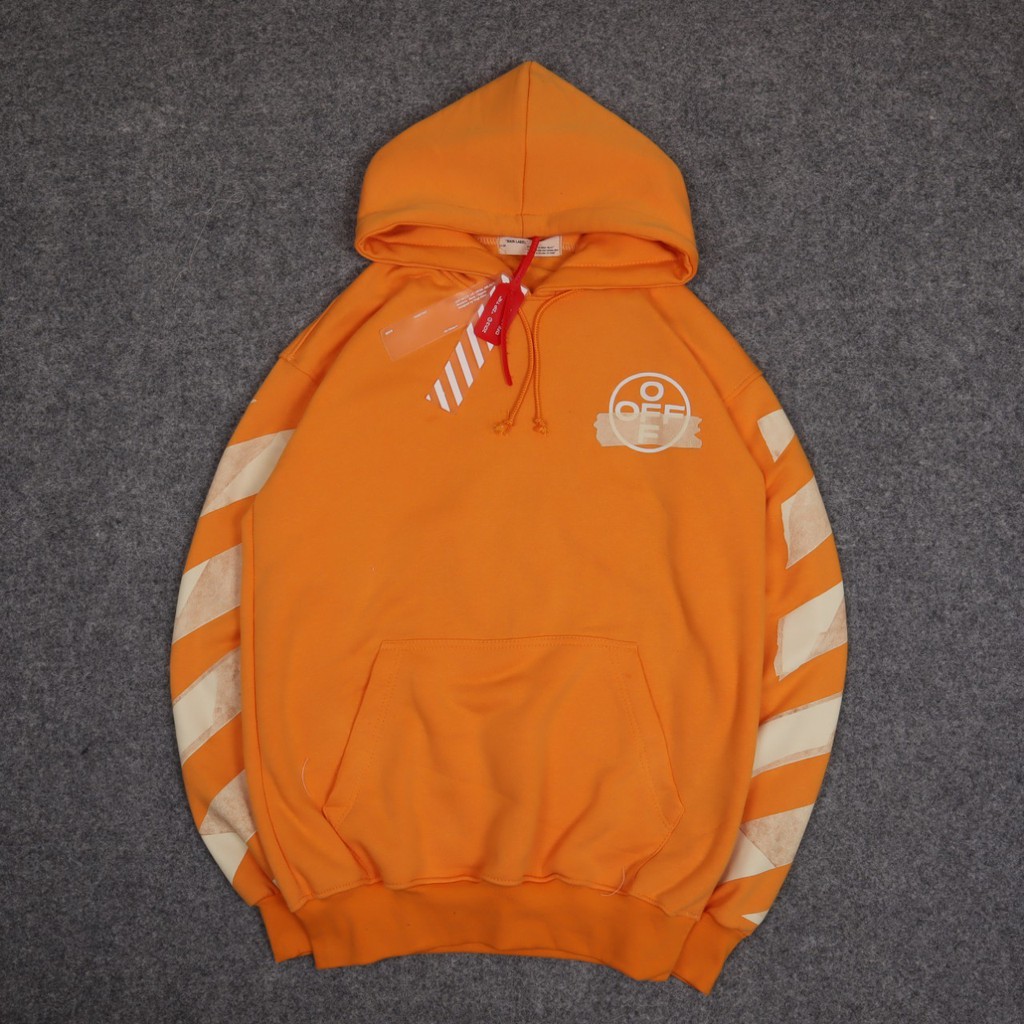 JAKET SWEATER HOODIE OFF TAPE UNISEX PREMIUM QUALITY