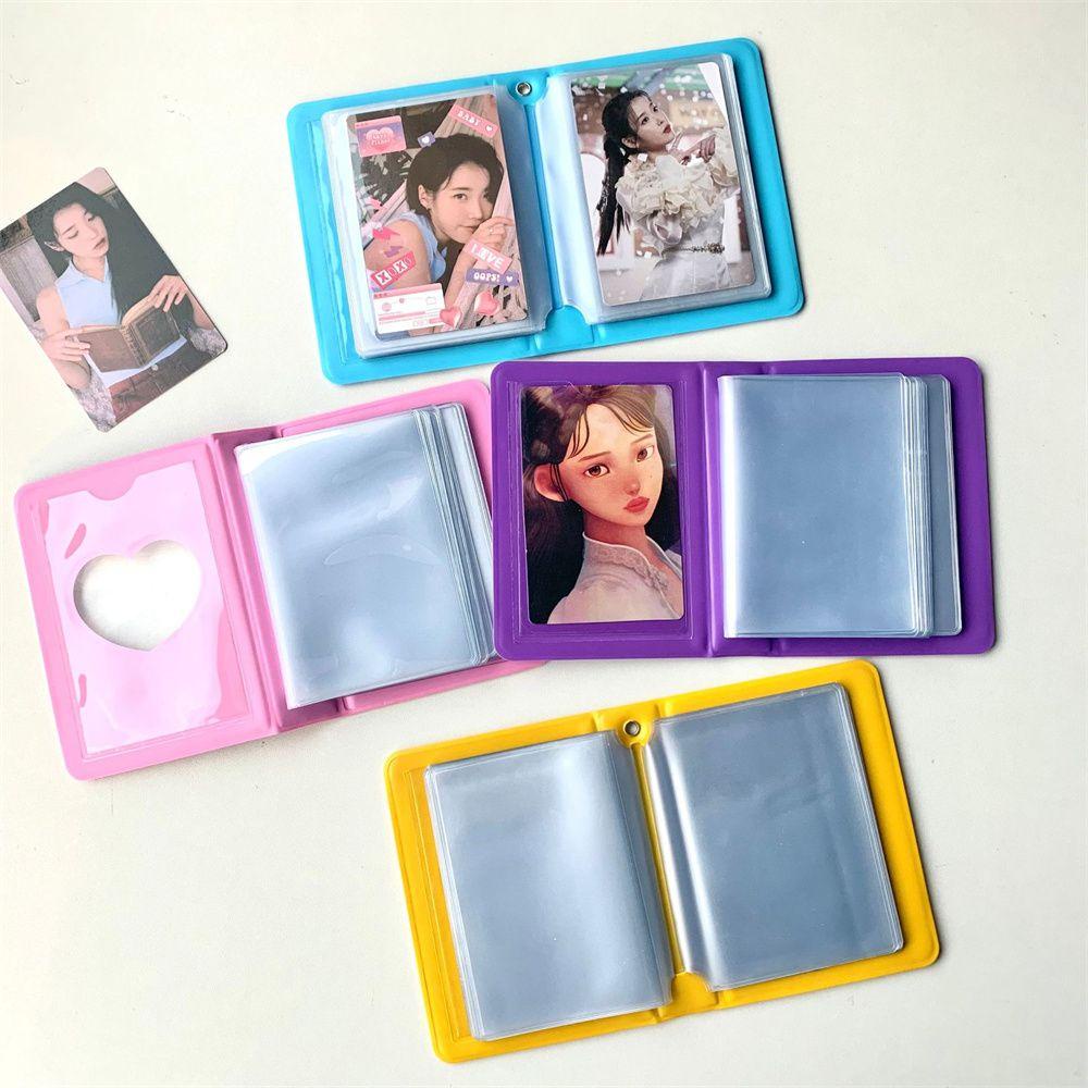 Mxbeauty Album Foto Stok Kartu Kawaii Idol Album ID Holder Chessboard Kartu Nama Kpop Card Binder