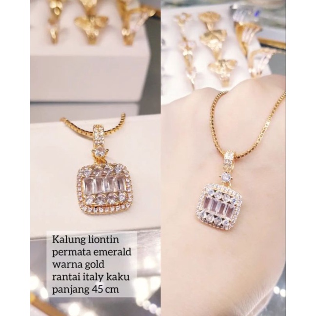 Kalung Mata Premium Semi Berlian