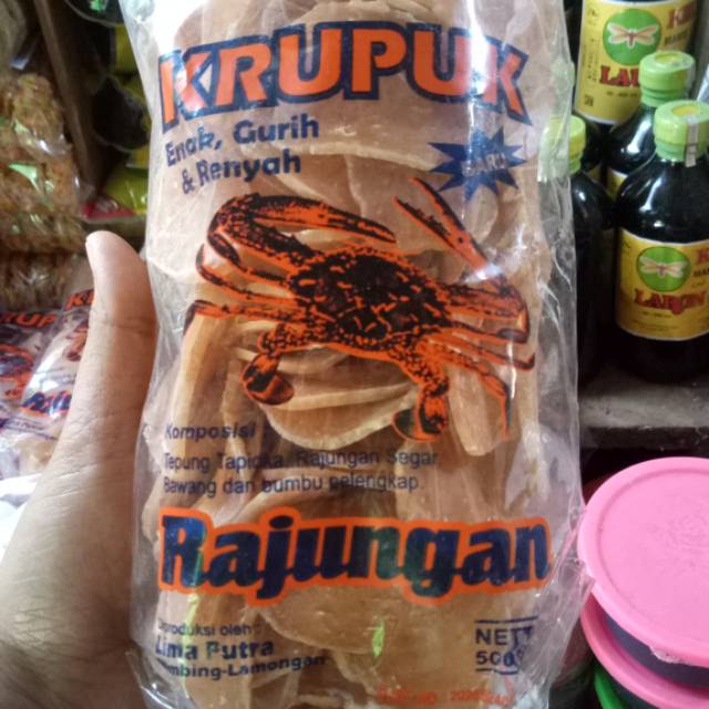 

Krupuk rajungan 500gr