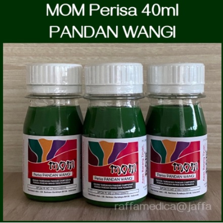 

⚡MEGA SALE⚡ Perisa / Essence MOM - Perisa Pandan - Perisa / Essence MOM 40ML rasa PANDAN WANGI untuk ES / Minuman / KUE dan PUDDING sejak tahun 1970