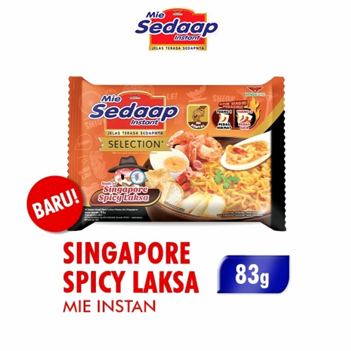 

Mie Sedaap Instan Singapore Spicy Laksa 83gr