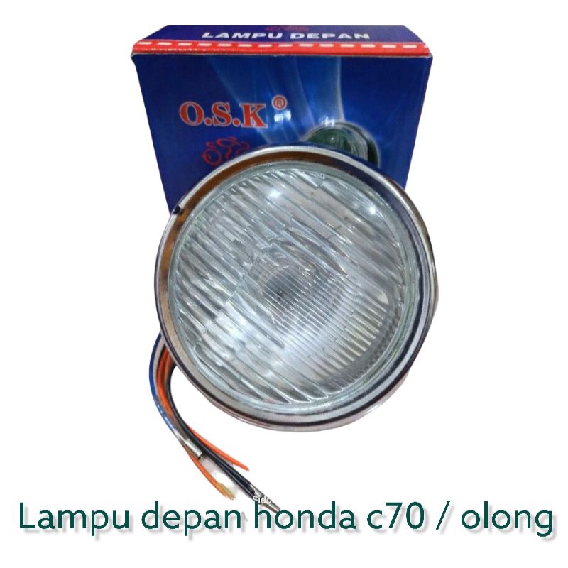 LAMPU C70 LAMPU DEPAN C70 MERK OSK