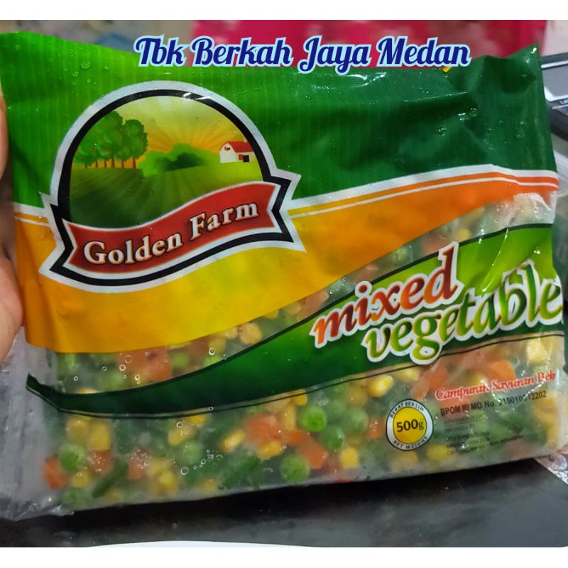 

500gr Golden Farm Mixed Vegetable/Sayuran Campur/Sayuran Beku