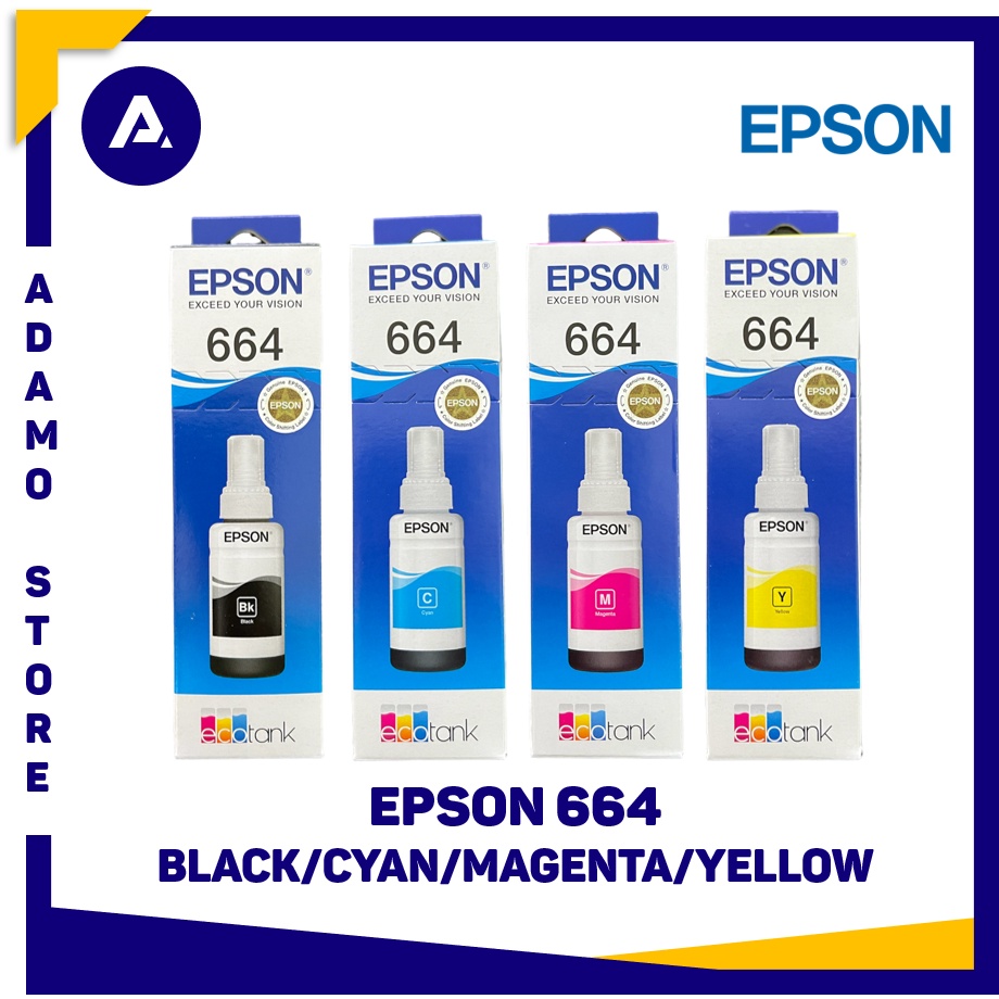 Tinta Epson 664 Original (Printer L100/L110/L120 L200/L210/L220/L300/L310/L350)