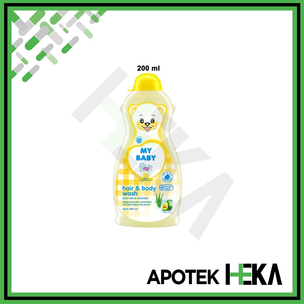 My Baby Hair &amp; Body Wash - Aloe Vera &amp; Avocado 2in1 Sabun Sampo Bayi (SEMARANG)