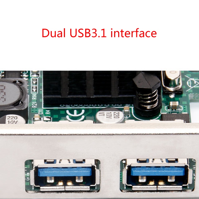 Btsg PCI-E Ke USB 3.1 Gen2 Kartu Ekspansi 2-Port PCI Untuk Express USB Add in Card Konverter Hub USB Internal Untuk Desktop