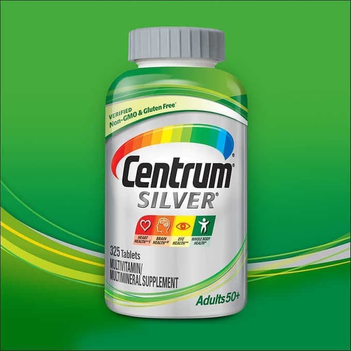 DISKON -  Centrum Silver Adult isi 325 Multivitamin / Multimineral Supplemen USA