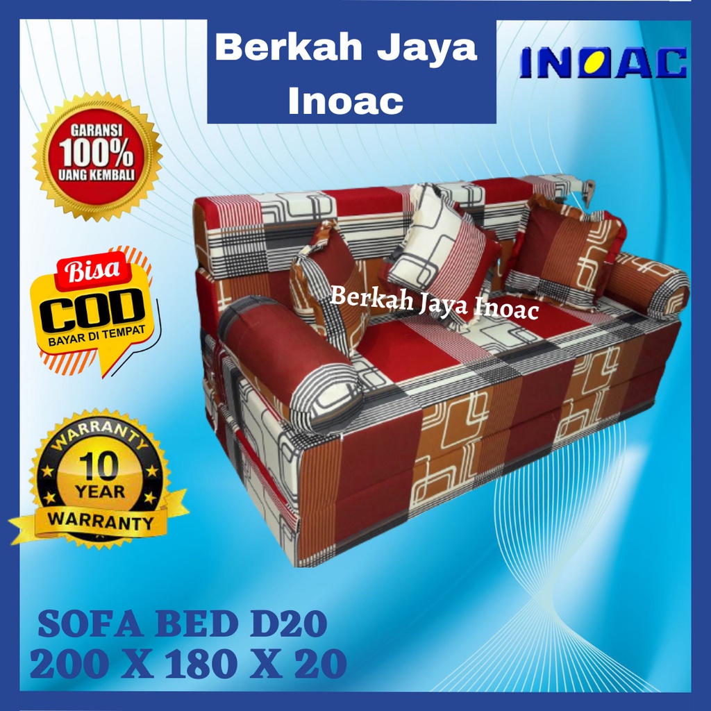 Sofabed Inoac Murah / Termurah Sofabed Inoac Uk 200 x 180 x 20 cm Busa Eon Lg d23 / Sofabed Busa Ino