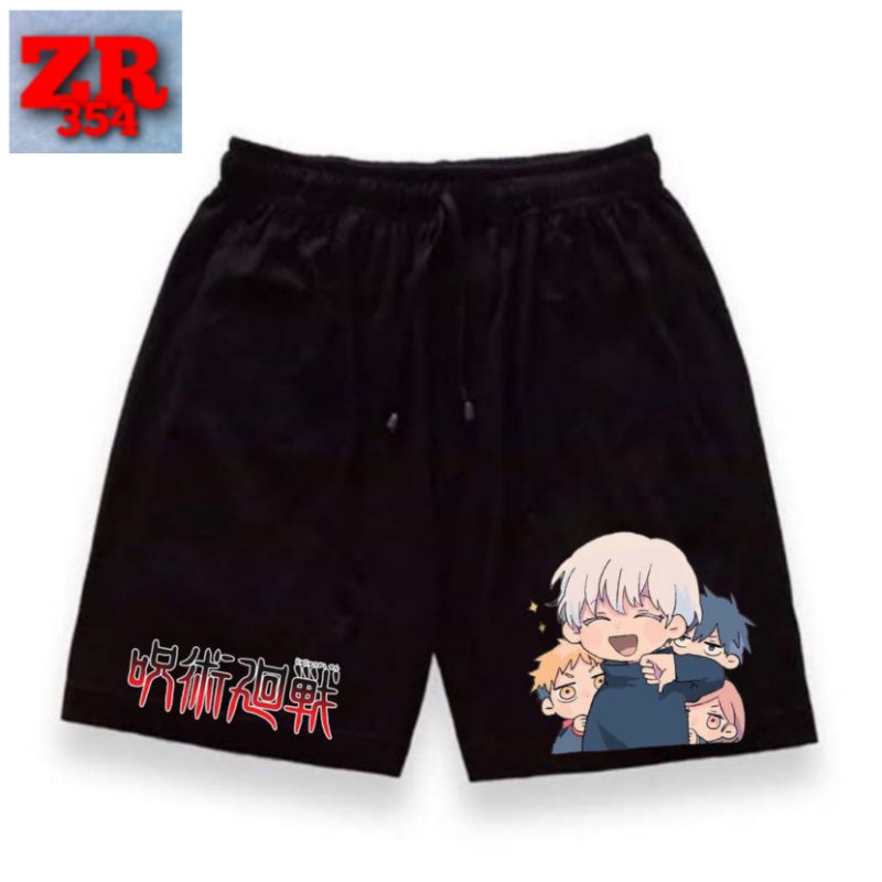 BOXER katun ANIME SATORU GOJO JUJUTSU KAISEN / celana pendek tidur pria wanita / shortpants dalaman 
