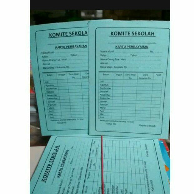Kartu Komite Sekolah Kartu Pembayaran Shopee Indonesia