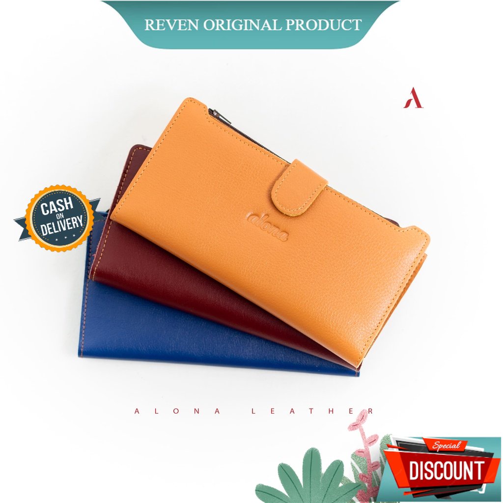 dompet wanita kulit asli alona evelyn wallet