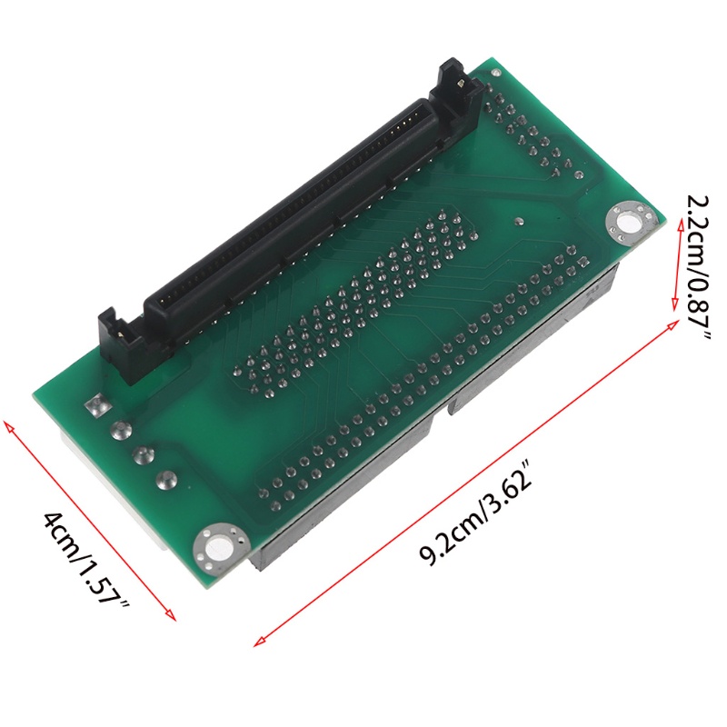 Btsg SCSI 80-pin, Ke 68-pin Ke 50-pin Adapter Card Transmit Data Untuk Mini PC