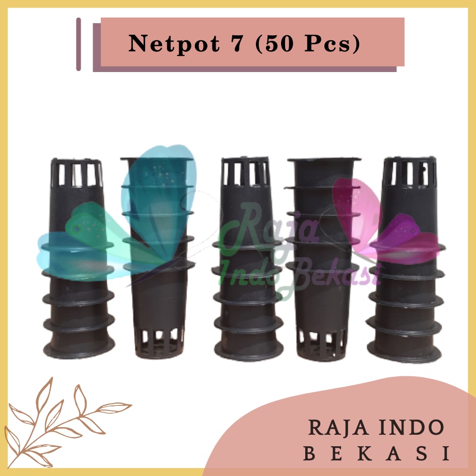 Paket 50 Pcs Netpot Hidroponik 5cm 7 Cm Hitam Netpot Hidroponik Jaring 5 6 7 8 cm - Netpot Bagus - Netpot Murah - Paket Netpot Kain Flanel Ab Mix