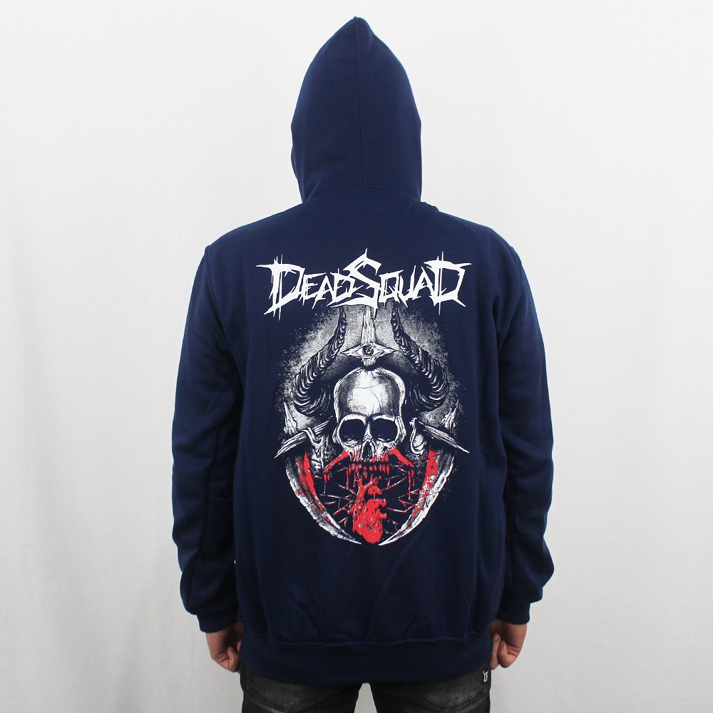 JAKET HOODIE MUSIK DEADSQUAD 07 M L XL XXL - JAKET DEADSQUAD HEAVY METAL - JAKET UNDERGROUND DEADSQUAD