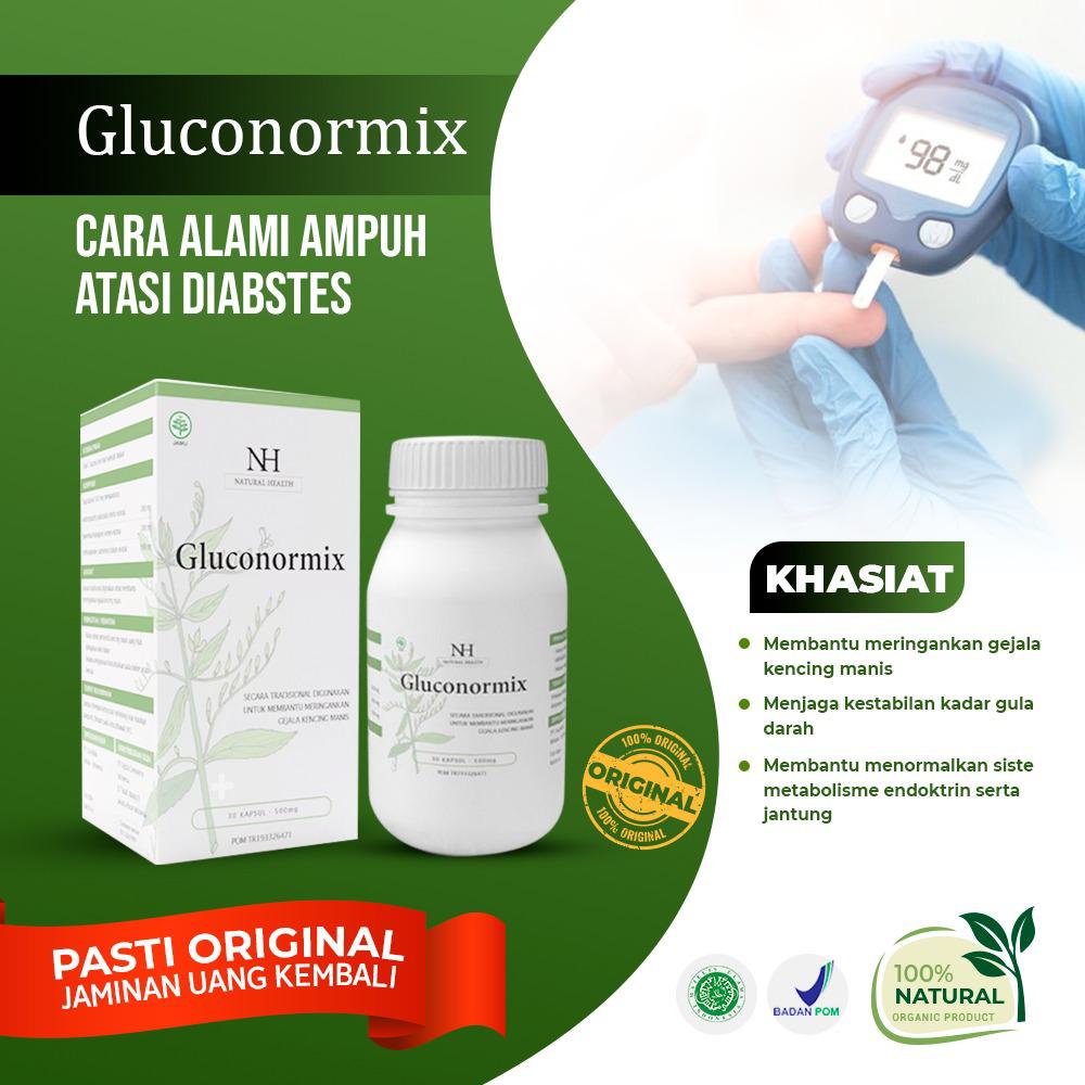 OBAT DIABETES GLUCONORMIX ASLI 100% ORIGINAL