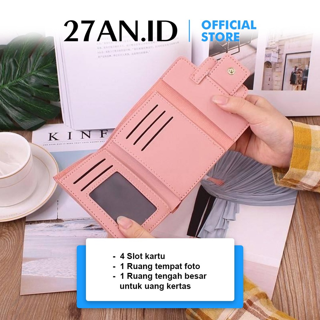 ( 27AN.ID ) Dompet Wanita 6018 Tanpa Tali / dompet import murah real pic C5 Image 2