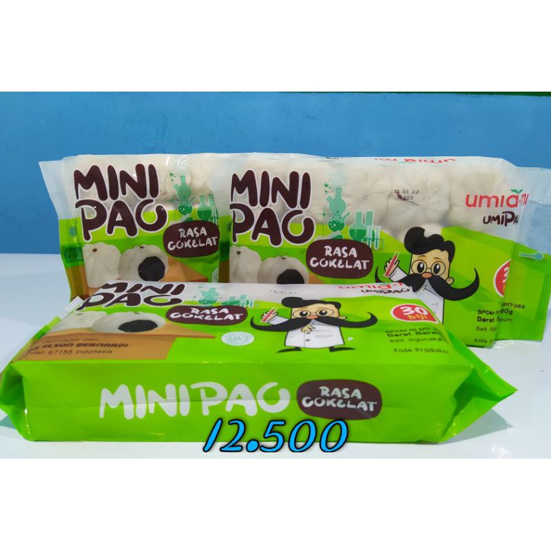 

MINI PAO, Bapao Mini rasa Coklat, Umia-mi 480gr isi 30 biji