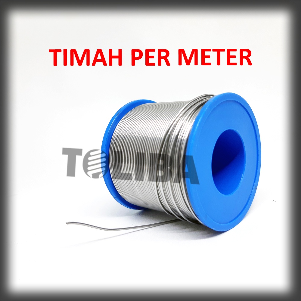 timah solder meteran / mematri komponen perekat elektronika alloy