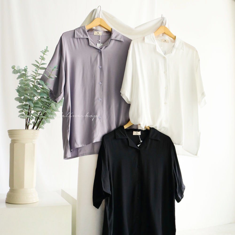 SUMMER SHIRT POLOS KEMEJA OVERSIZE SANTAI LENGAN PENDEK KERAH BOWLING BAHAN RAYON PREMIUM-NAMBASHIRT-6