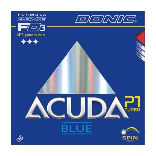 DONIC Acuda Blue P1 Turbo Karet Pingpong Rubber Tenis Meja