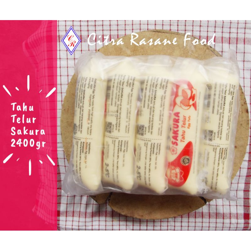 

Tahu Telur / Egg Tofu Sakura 10pcs 2400gr