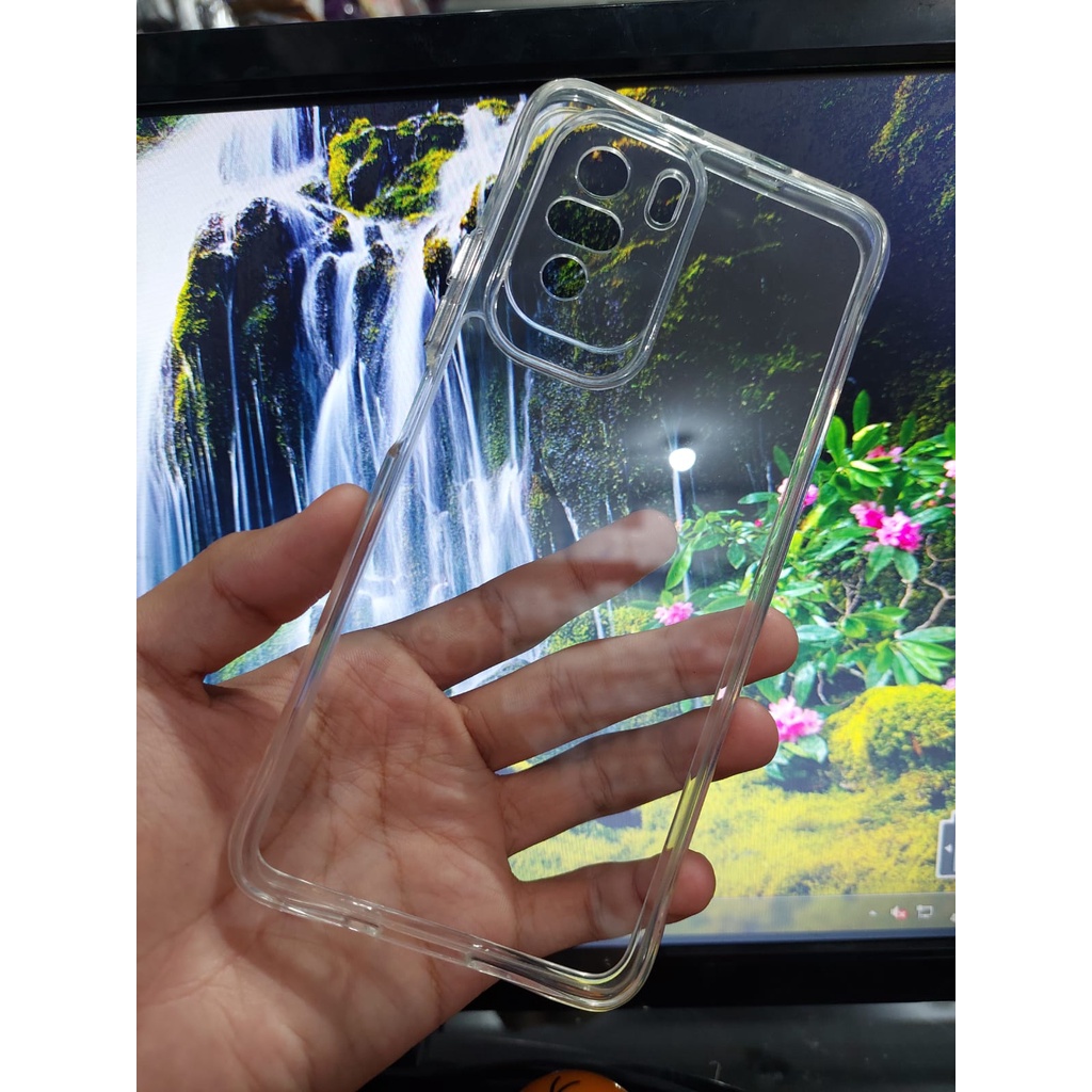 SPACE Case Xiaomi Poco F3/X5 5G/M4 Pro/M3 Pro Drop Resistan Anti Shock Transparan High Quality