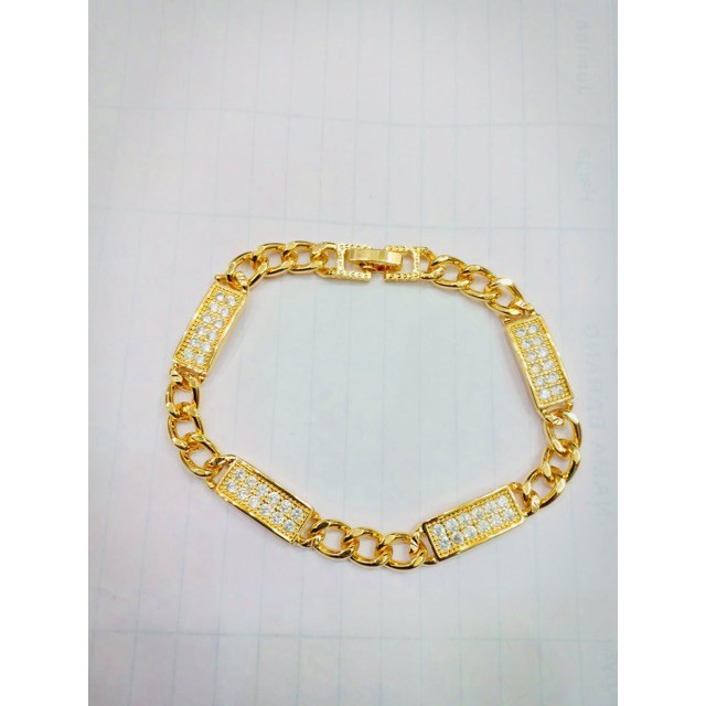 Gelang tangan / yaxiya / xuping / gelang rante plat