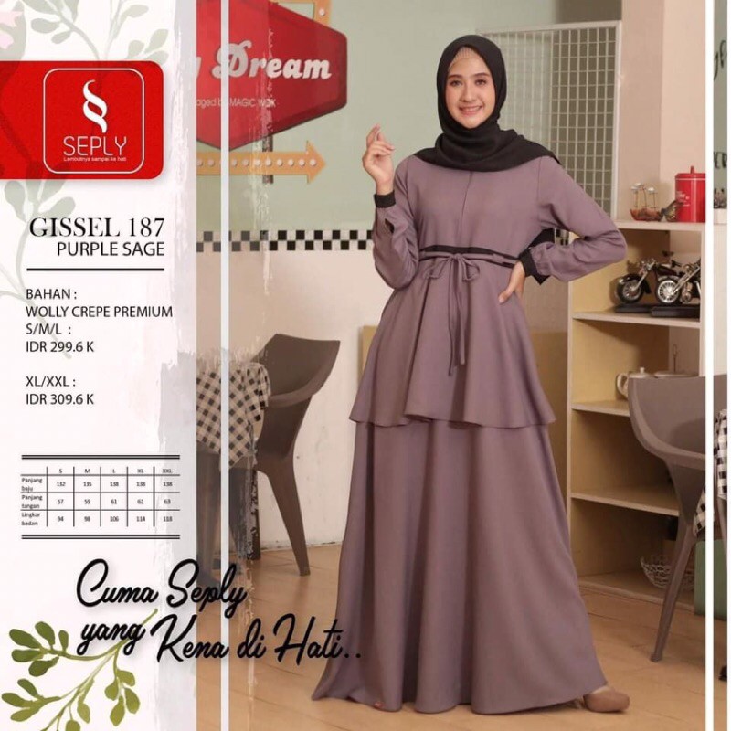 Gamis Seply Gissel 187 Purple Sage
