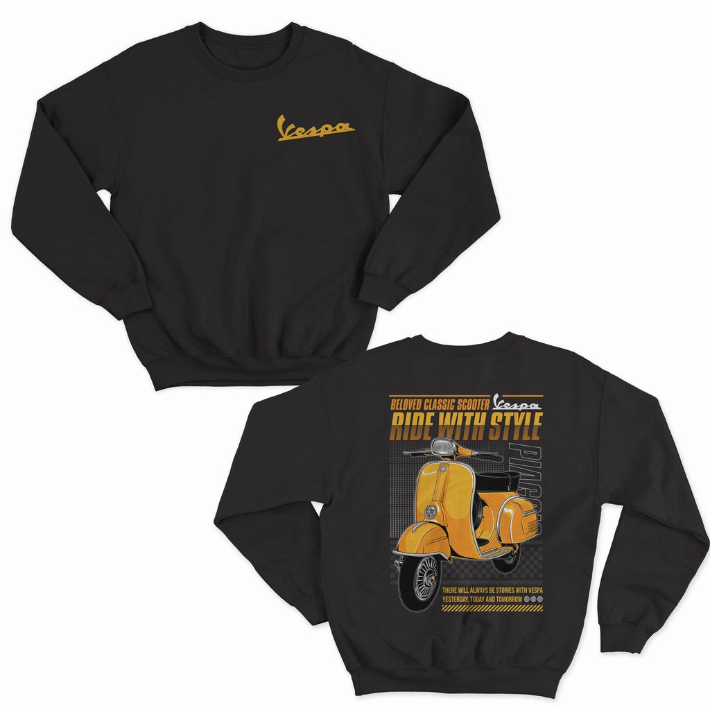 JAKET SWEATER VESPA PIAGGIO BIG SIZE JUMBO