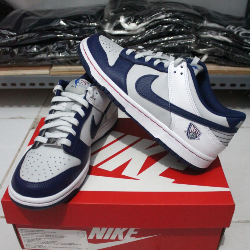 NBA x Nike Dunk Low EMB GS “Brooklyn Nets” NBA 75th anniversary- Nike Dunk Low EMB Brooklyn Nets