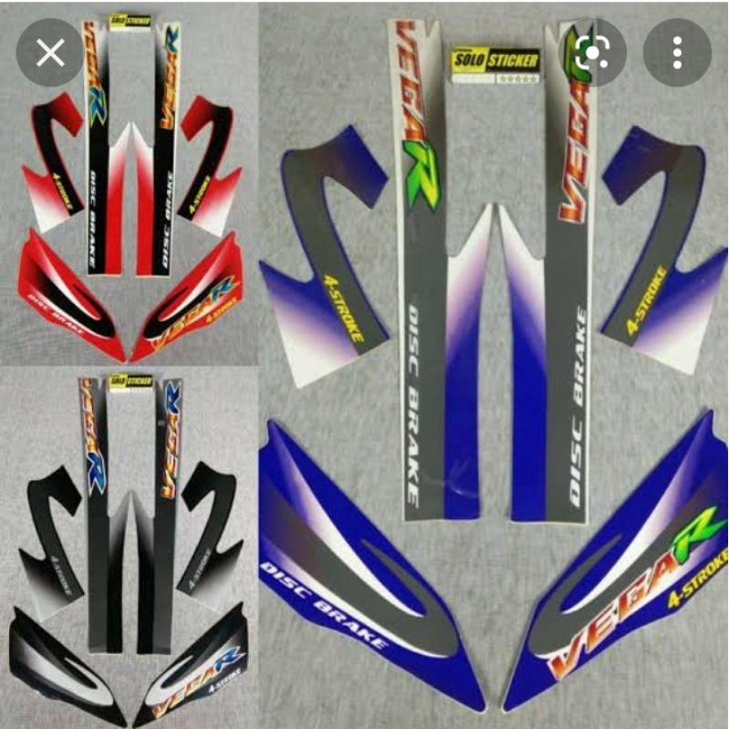 sticker striping vega r 2003