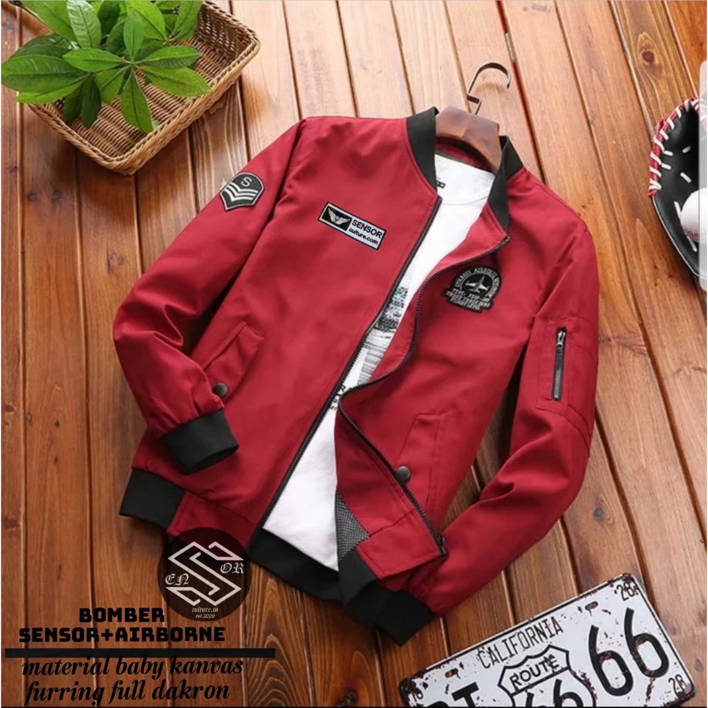 TURUN HARGA ! JAKET BOMBER SENSOR / JAKET BOMBER PILOT