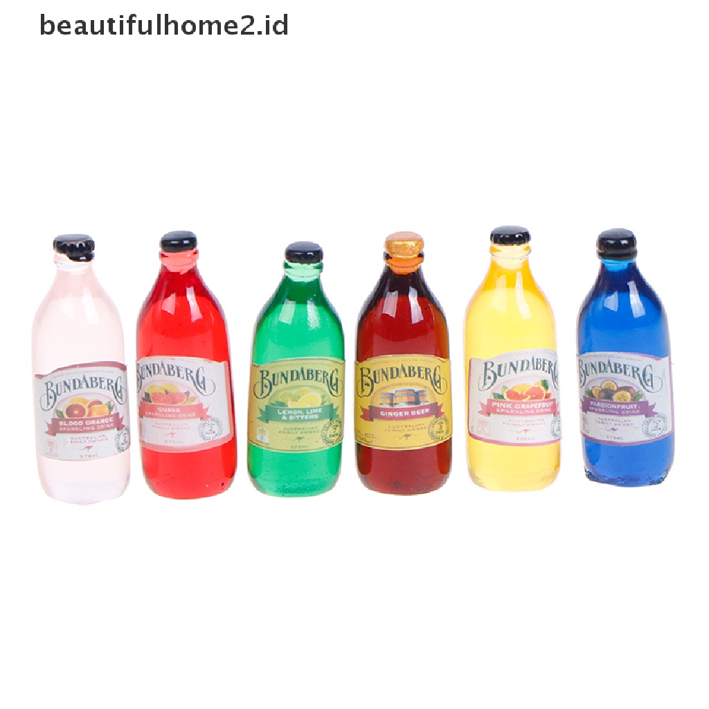 Beautifulhome2. Buku Literatur Dalam Bahasa MandarinId 6pcs Miniatur Botol Wine Bahan Resin Skala 1: 12 Untuk Rumah Boneka