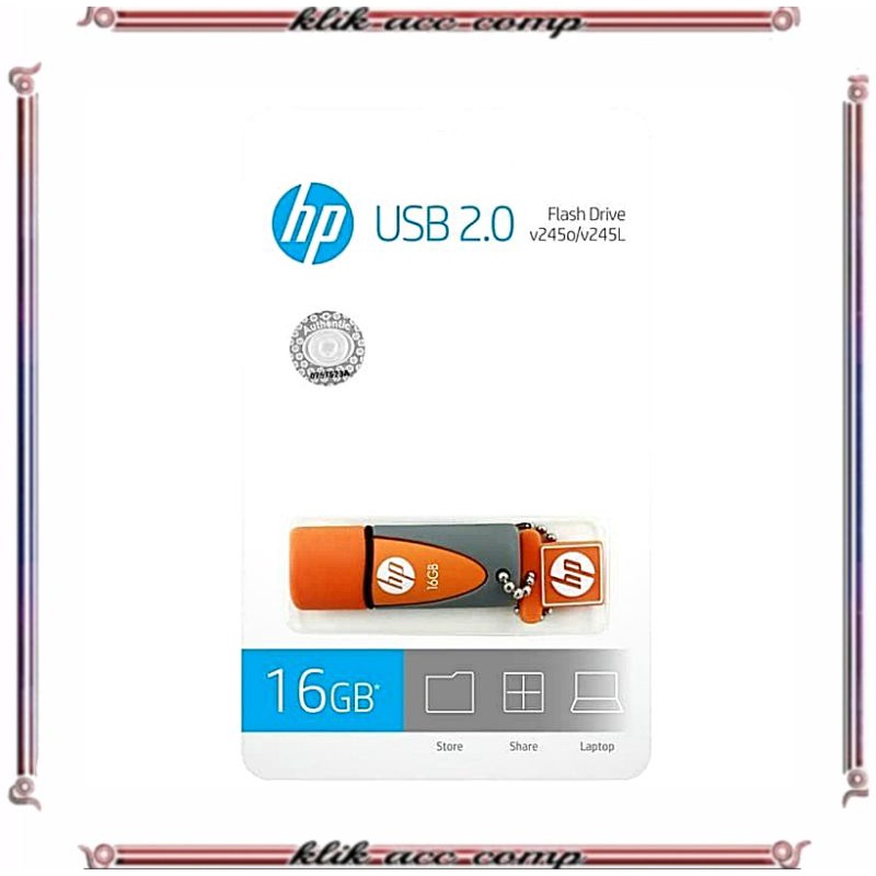 usb flashdisk hp 16gb v245o origial