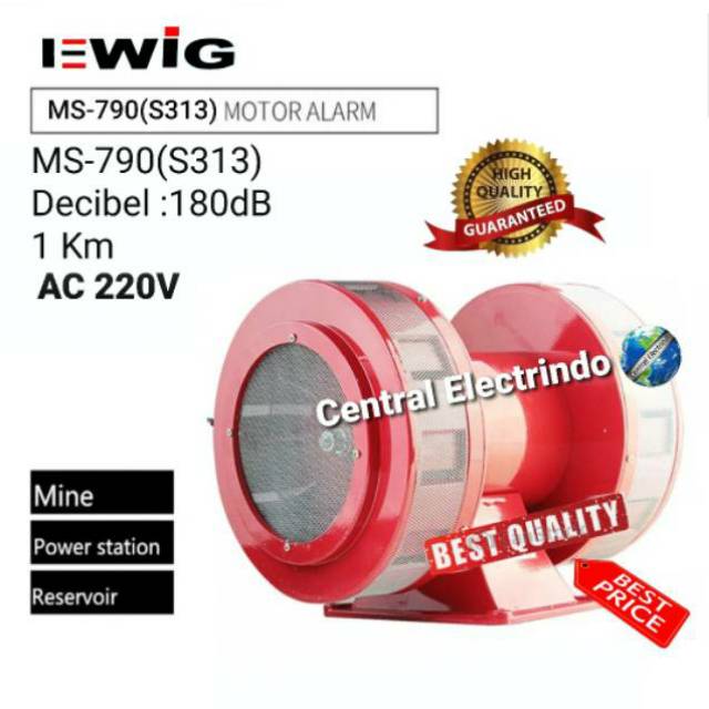 Motor Siren/Sirene Alarm MS-790(S313) EWIG.