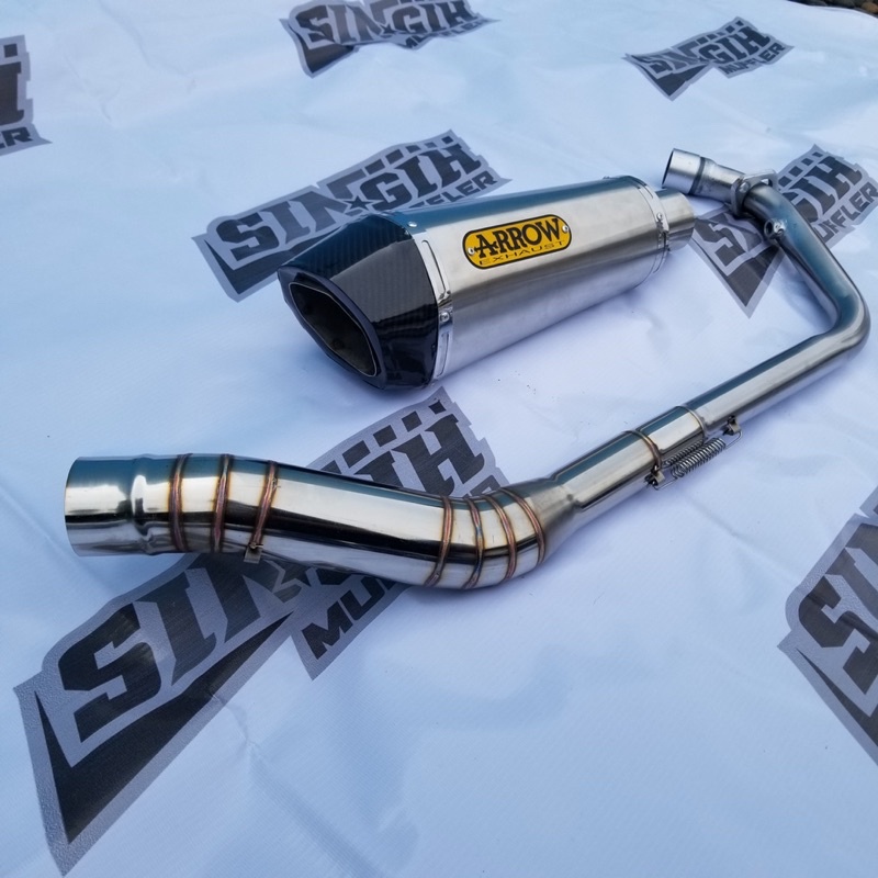 Knalpot Arrow Racing R15V3 R15V2 GSX CBR150r Vixion CB150r Mt15 Byson Megapro Verza Xabre Sonic Satr