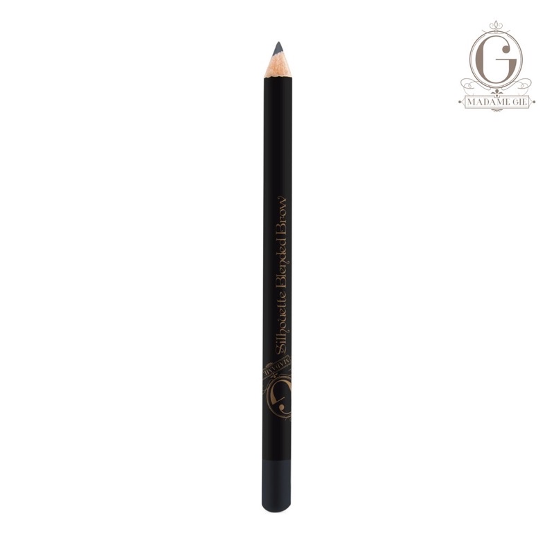 MADAME GIE Silhouette Blended Brow Indonesia / Pensil Alis / Eyebrow / Waterproof Long Lasting Smudgeproof Pigmented Natural / Espresso Brown Dark Granite Black Color Warna Hitam Coklat Brow Anti Air Tahan Lama / Makeup Cosmetic Kosmetik Face Eye Make Up