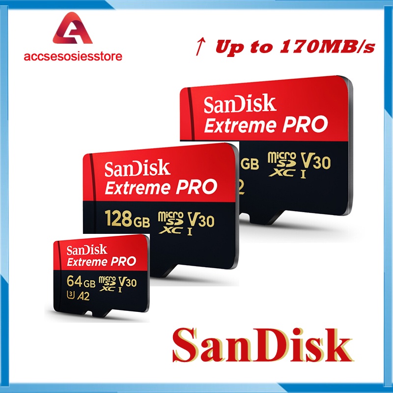 Memori Card Extreme PRO 32GB/64GB/128GB/256GB/512GB memory card Class 10 U3 170MB/s Kartu Memori