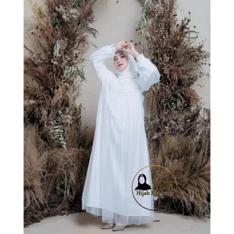 NURAINI MAXI DRESS IMPORT/ GAMIS MUSLIM