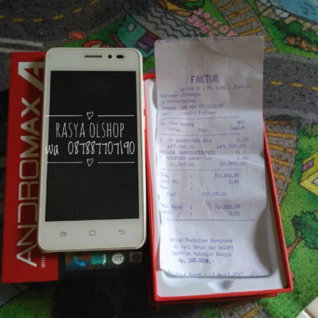 Andromax A (biarpun second, masih mulus)