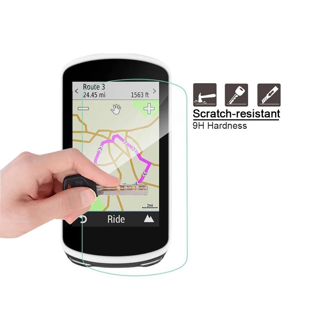 Pelindung Layar Tempered Glass Anti Gores / Minyak Tahan Guncangan Untuk Garmin Edge / 1 / 2 Pcs Garmin Edge 1040 Code Watch