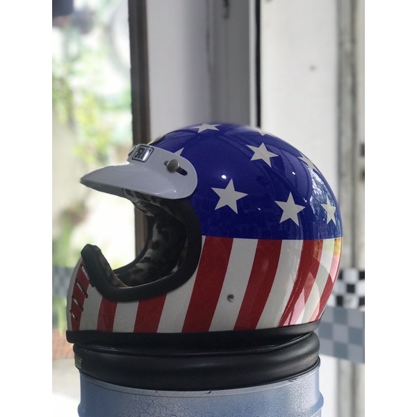 helm custom moto USA oribinal