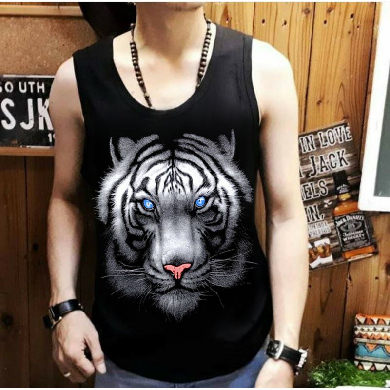 Lekbong pria gambar macan blue eyes