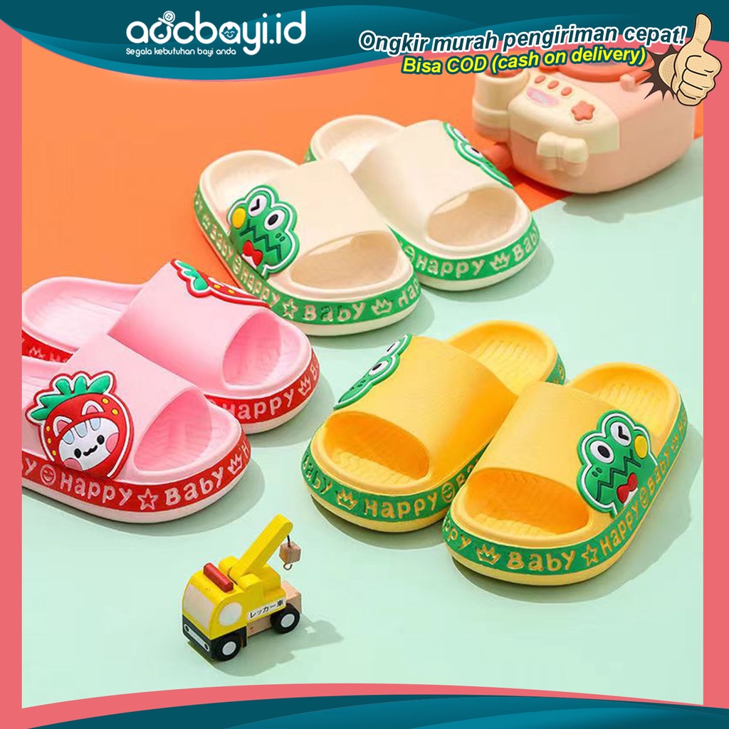 ☀ACCBAYI☀ SA030 SANDAL BUAYA BUAH SANDAL ANAK /SENDAL ANAK / SANDAL BAYI / SANDAL CUTE UNISEX CUTE SEPATU ANAK IMPORT